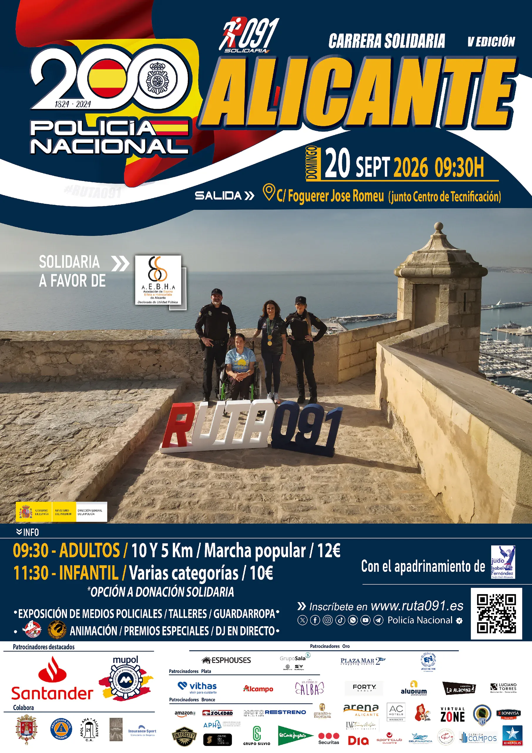Carrera Solidaria Ruta 091 Alicante 2026